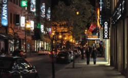 Sainte-Catherine ночью 20091101