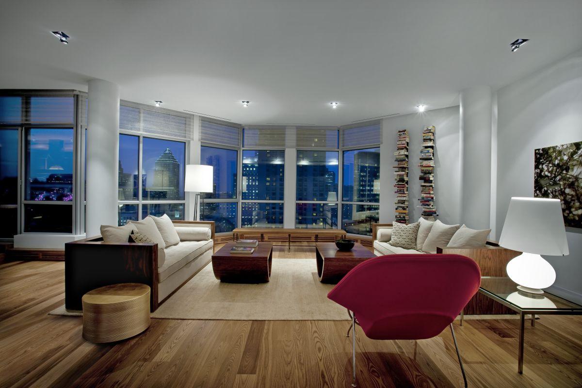 Penthouse in Downtown Montreal by René Desjardins. 